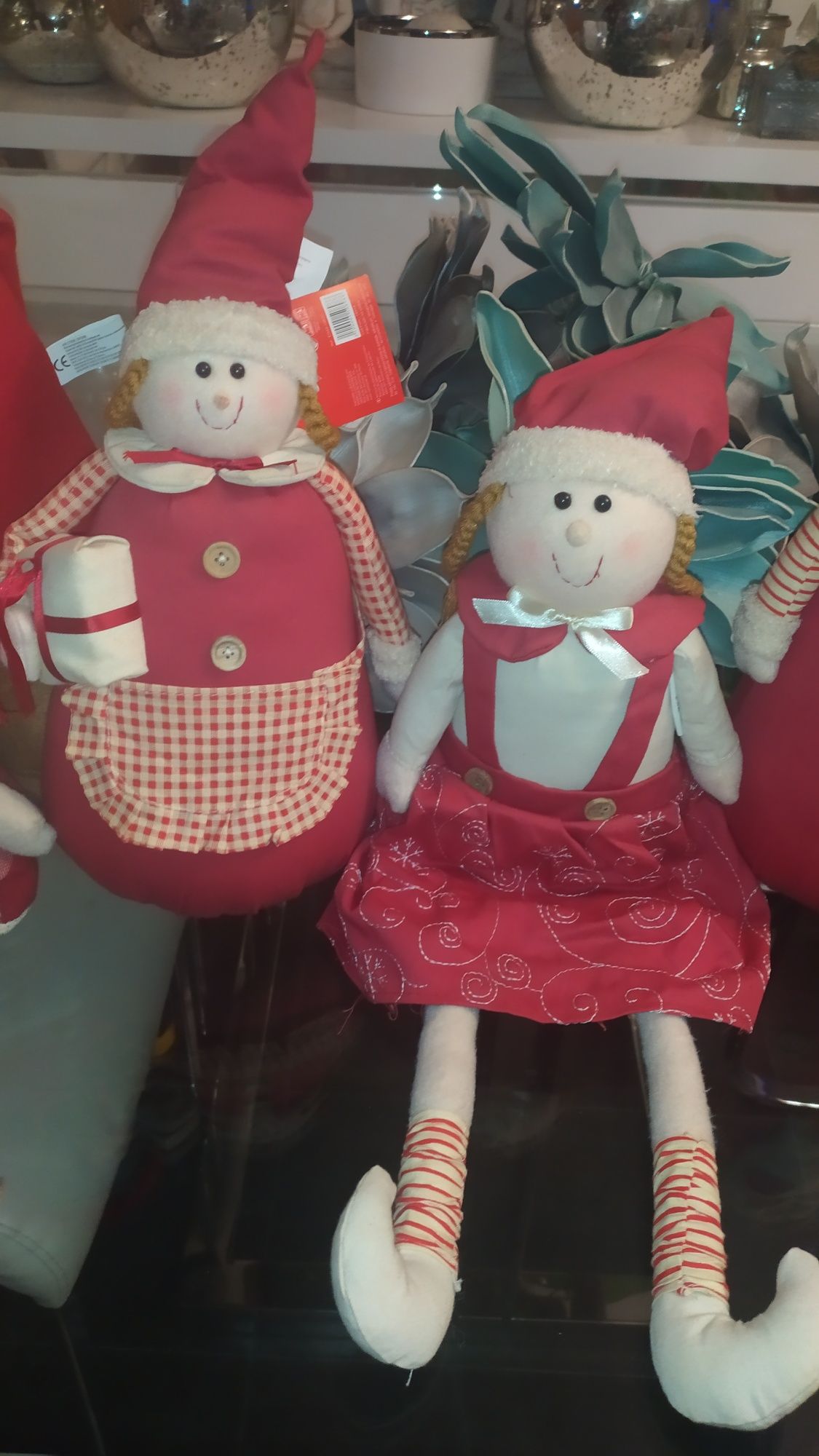 Conjunto de 7 figuras decorativas de natal