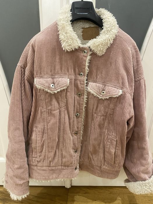 Жіноча тепла вельветова куртка -розмір Oversize