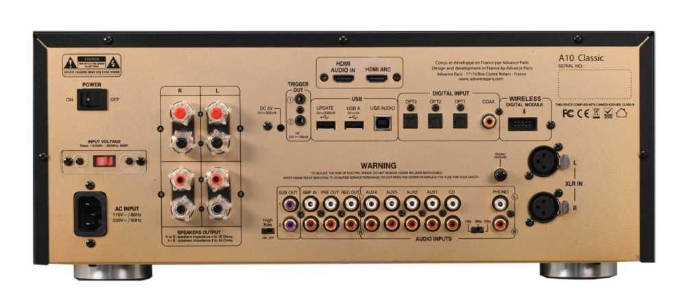 Wzmacniacz stereo Advance Acoustic Paris A10 Classic