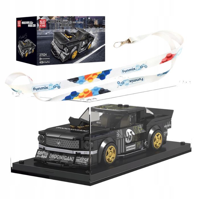 Klocki 408 el. Mustang sportowy gablota Mould King 27024
