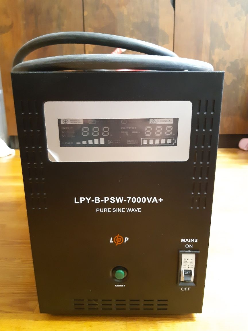 ДБЖ з правильною синусоїдою 48V LPY-B-PSW-7000VA+(5000Вт)10A/20A