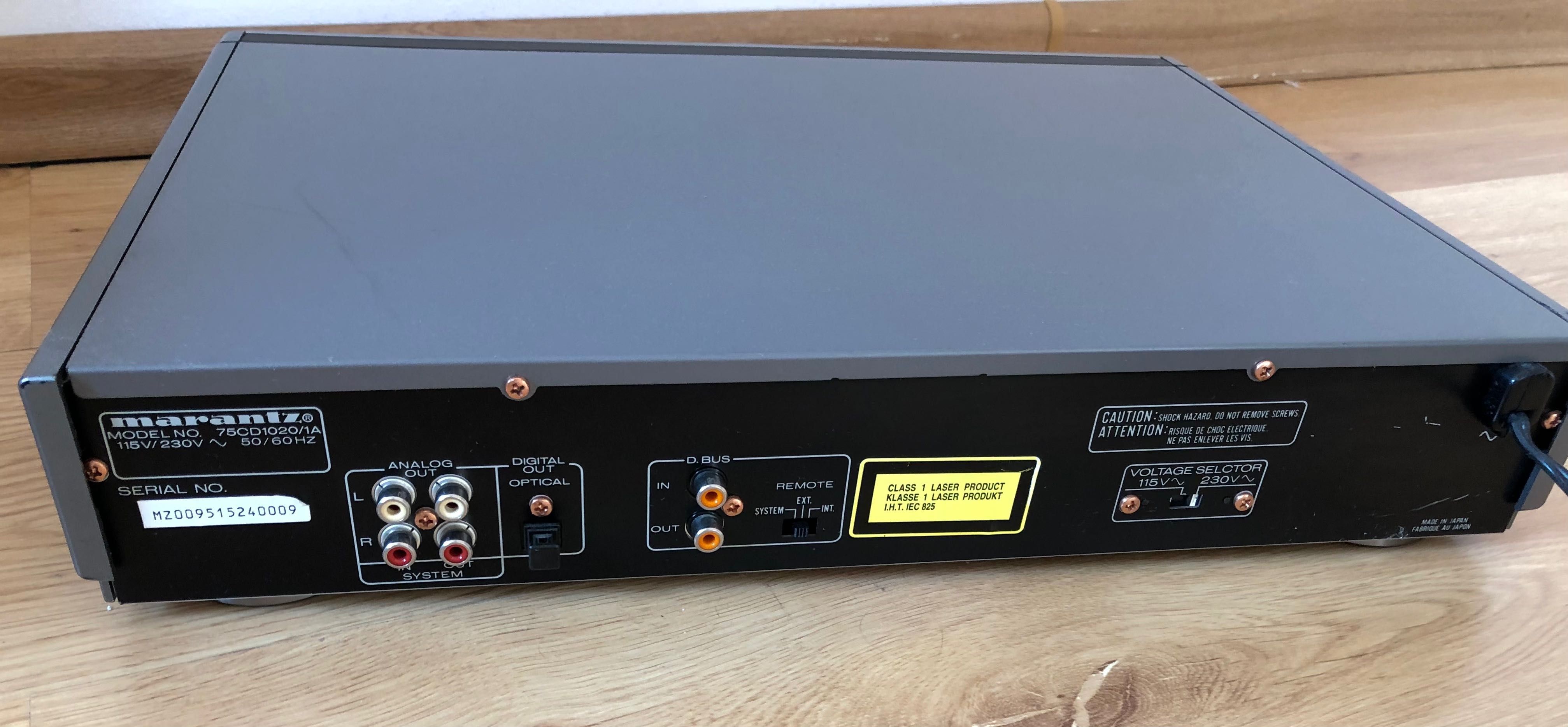 Odtwarzacz z klapką cd Marantz 1020 Japan