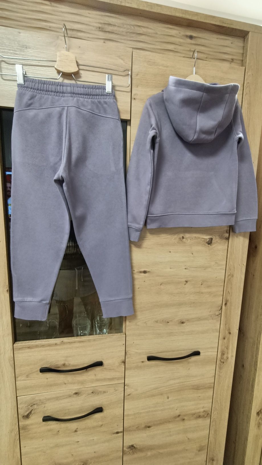 Bluza spodnie 4F dresy fiolet 122