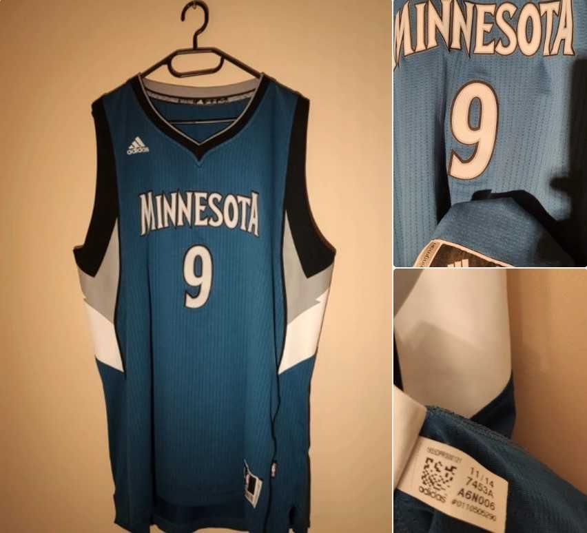NBA Adidas Jersey Koszulka Minnesota Ricky Rubio #9