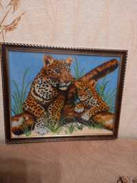 Картина Леопард и малыш