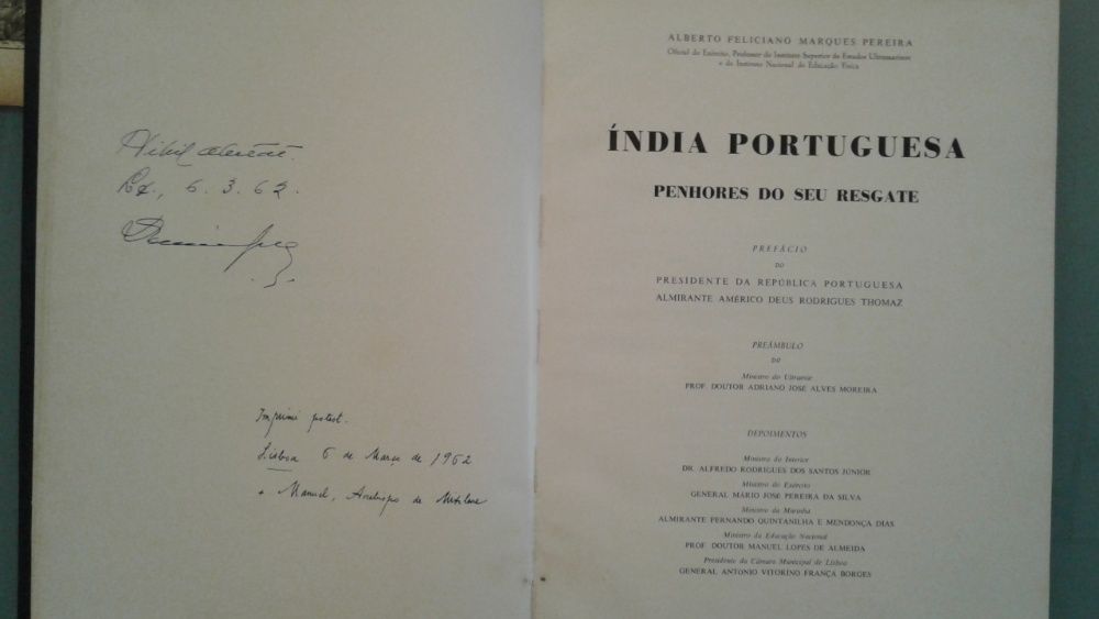 Livro Índia Portuguesa - 1962