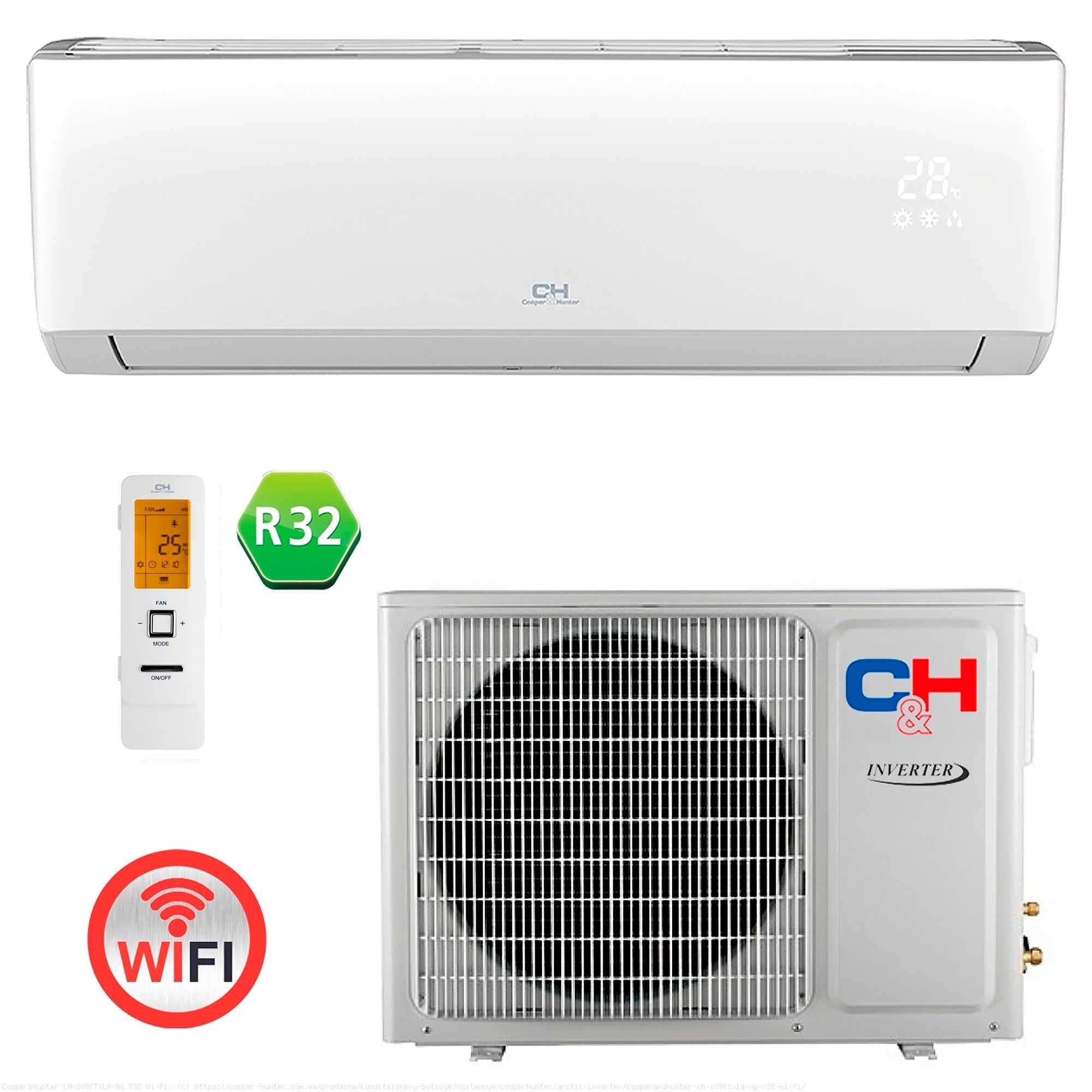 Кондиционер  Cooper&Hunter  ARCTIC INVERTER Wi-Fi  Инверторный