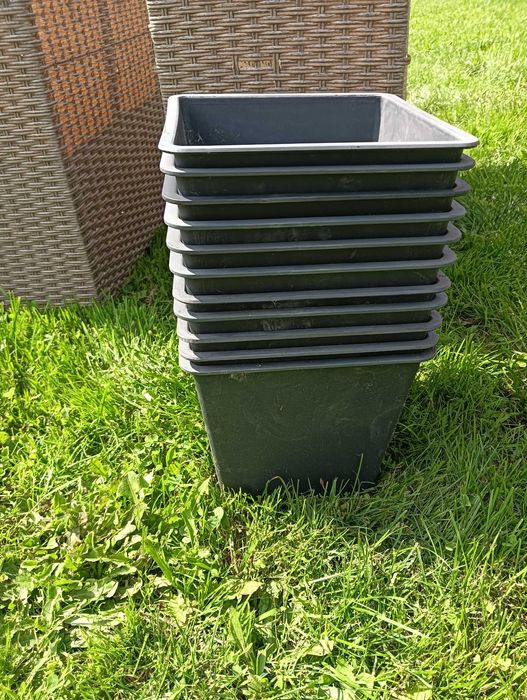 Doniczka technorattan Jysk 2szt + 2szt gratis STOKKAND