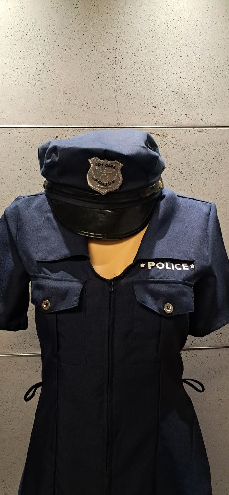 Strój przebranie kostium policjantka
