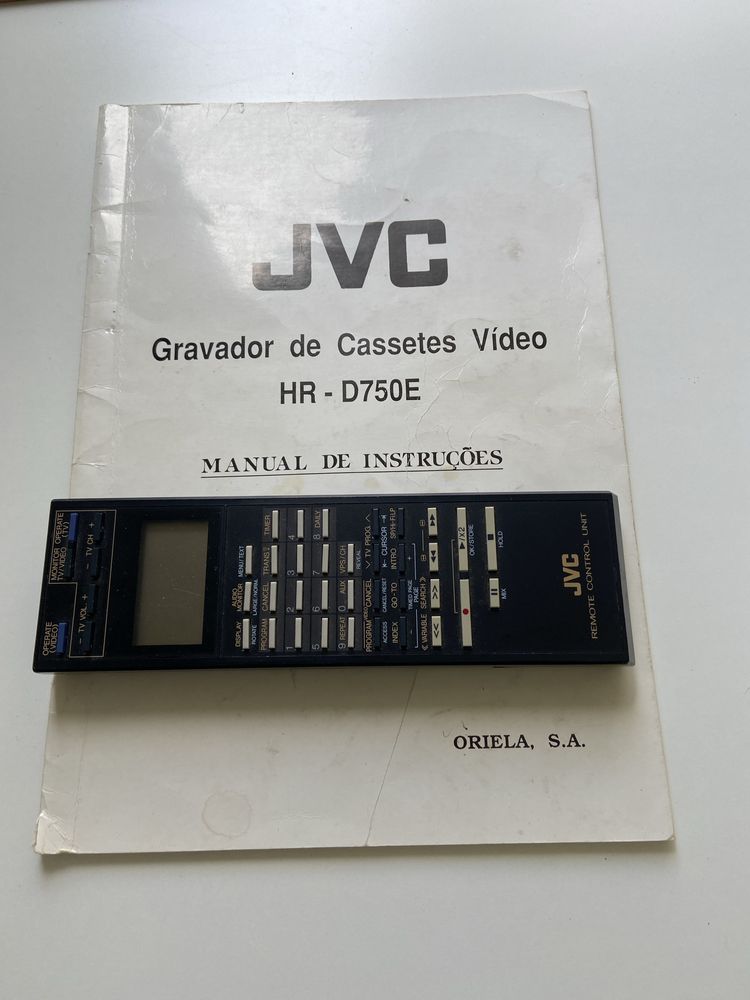 JVC Gravador de cassetes video VHS