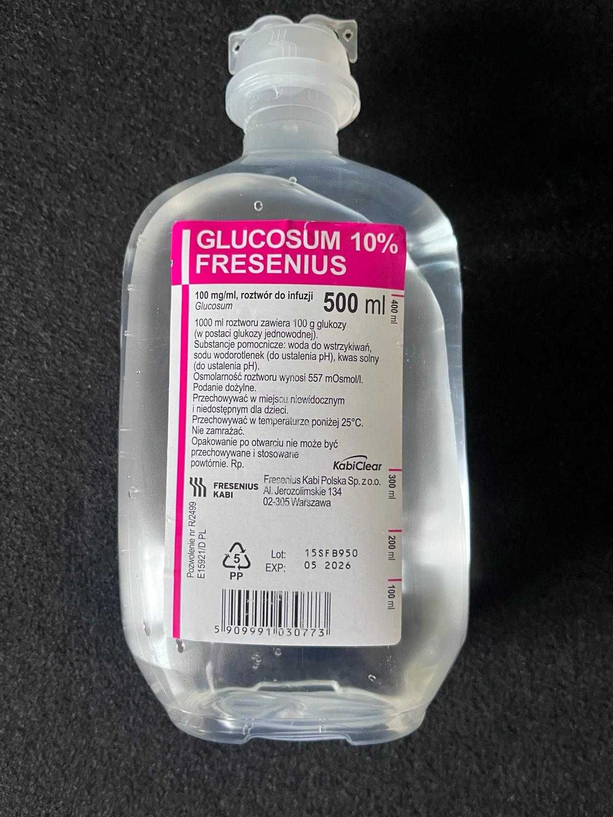 Kroplówka Glucosum 10%