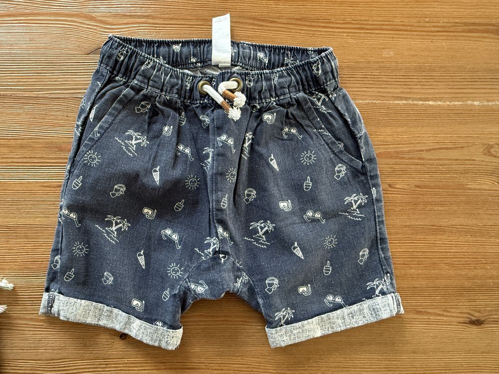 Spodenki lniane lato 98/104 cm Zara