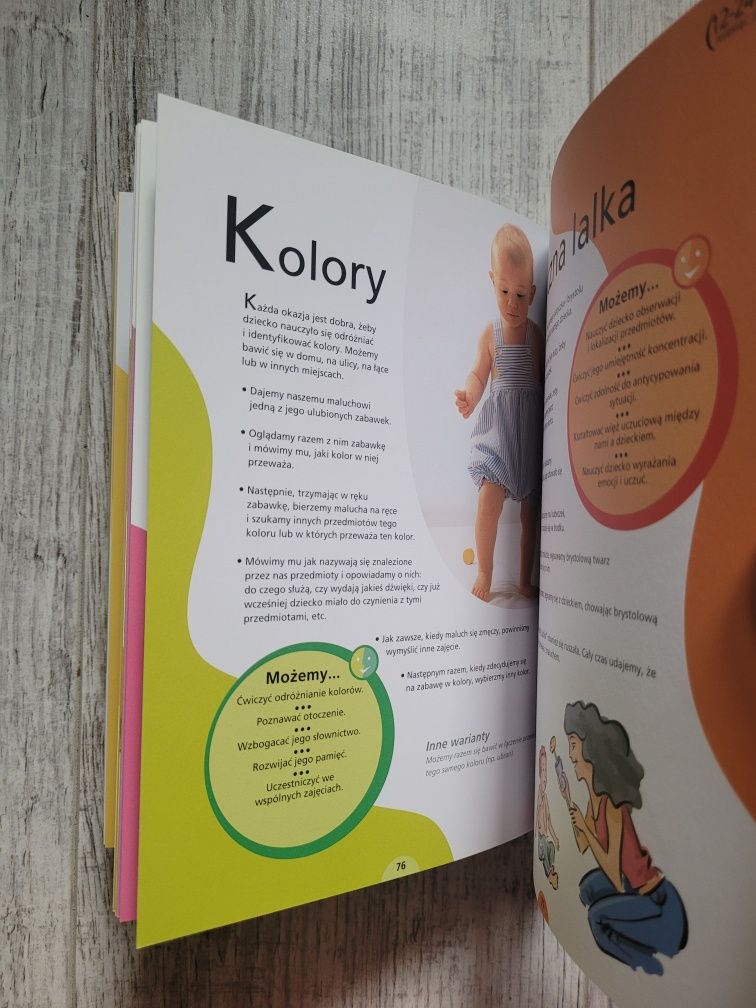 2 Ksiażki, Poradnik, Język Niemowląt, Zabawa z Dzieckiem,Hogg,Batllori
