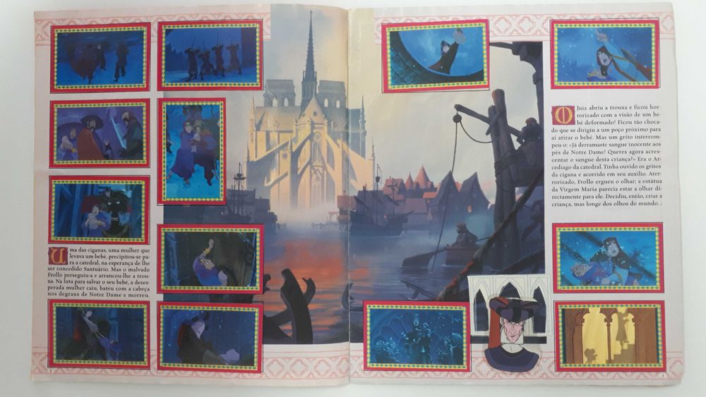 Caderneta de cromos O Corcunda de Notre Dame - Panini