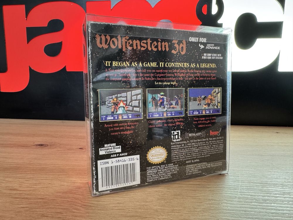 Wolfenstein 3D UKV Game Boy Advance CIB Oryginalny zestaw DB- stan