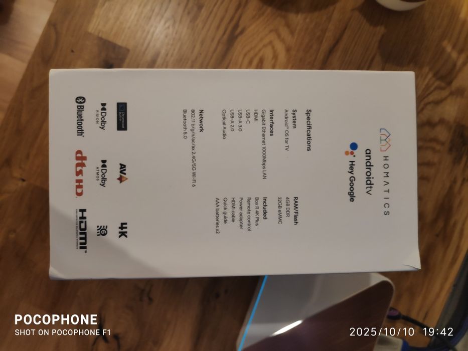 TV box Homatics R 4K Plus Android