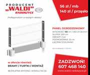 Ogrodzenie Panelowa 133cm FI4 + 25cm podmurówka  WALDI - RADOSZYCE