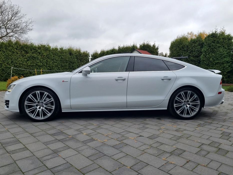 Audi A7 Sportback A7 SUPERCHARGED 410 koni Skrzynia 8HP Biała perła Kamera 20alu ZAMIANA