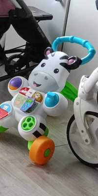 Chodzik fisher price zebra