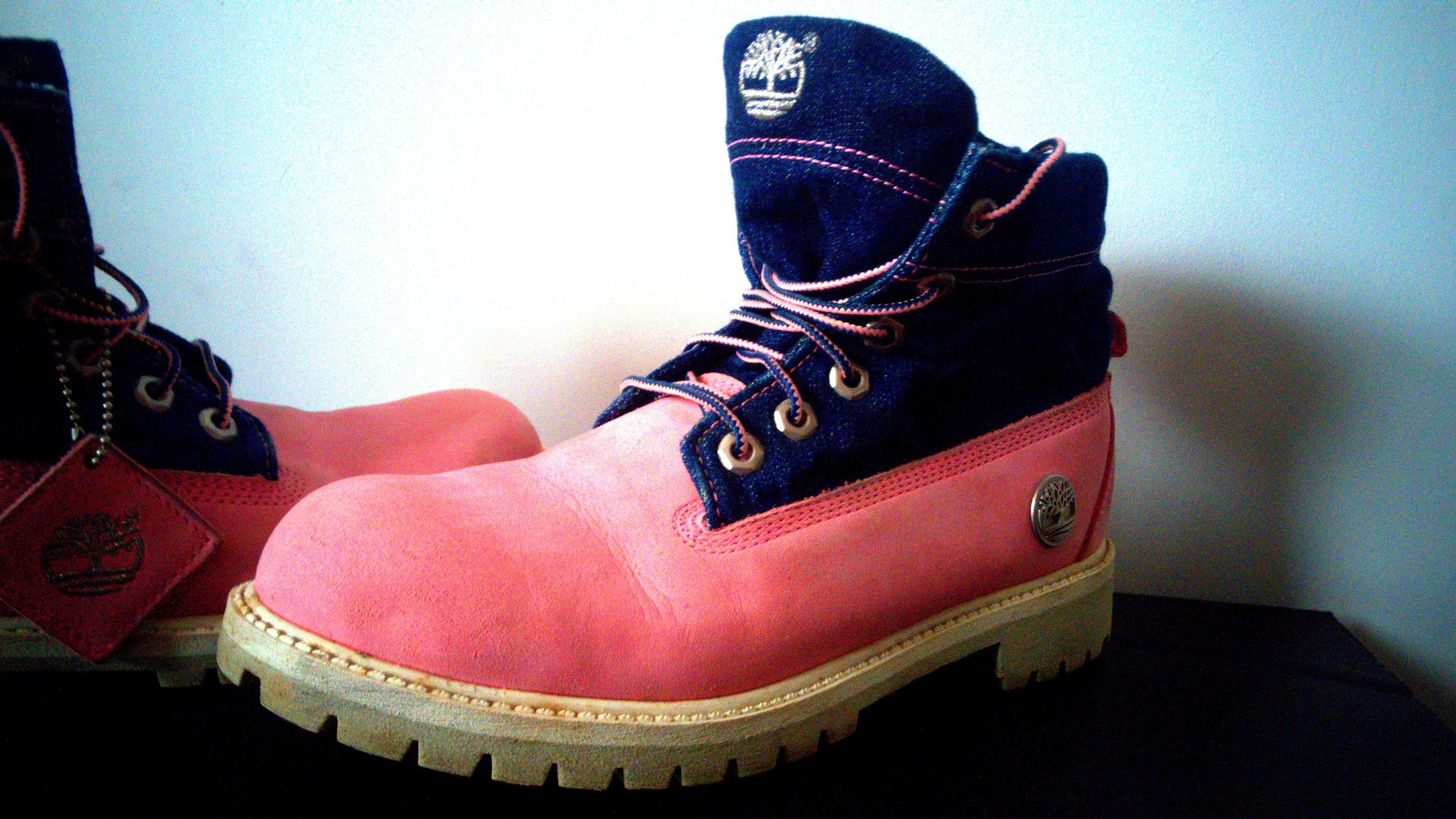 Timberland trzewiki botki skóra  jeans r.38