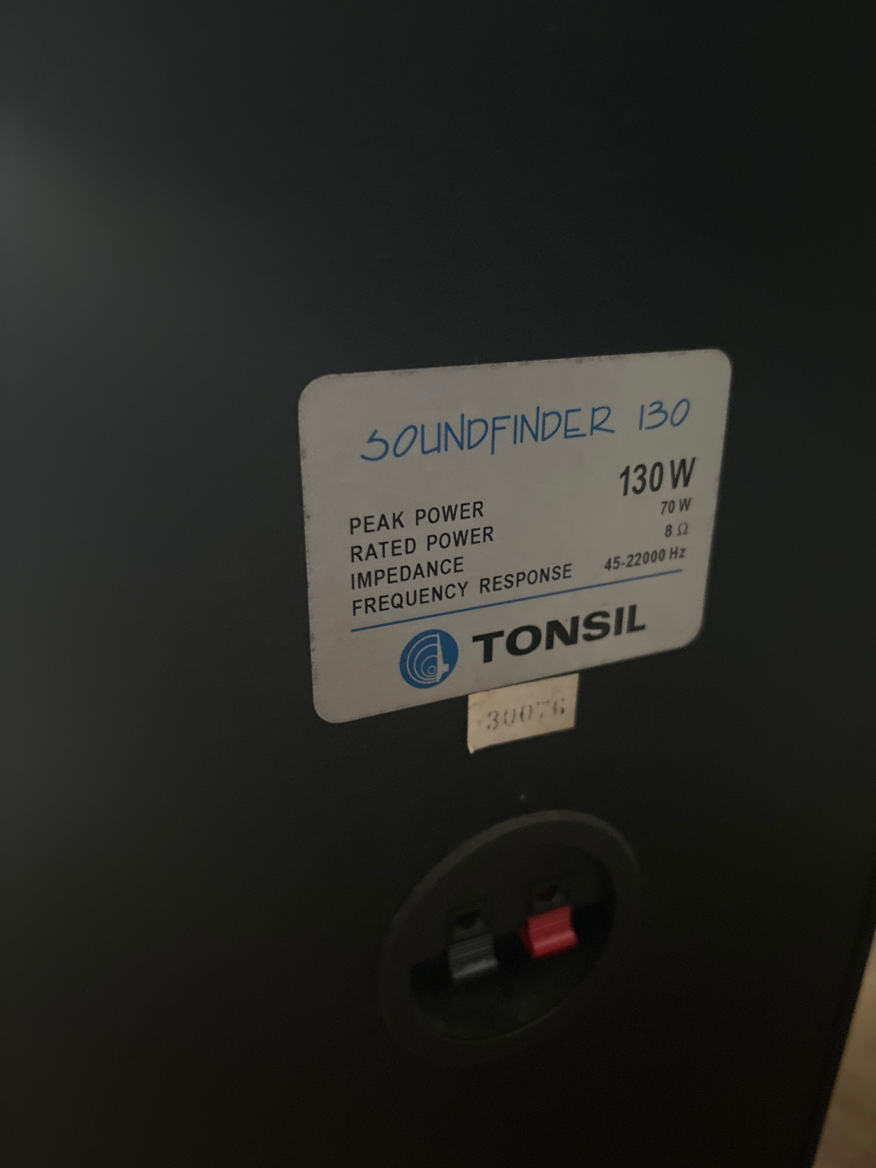 Tonsil soundfinder 130 tonsil kolumny głośniki piękny stan