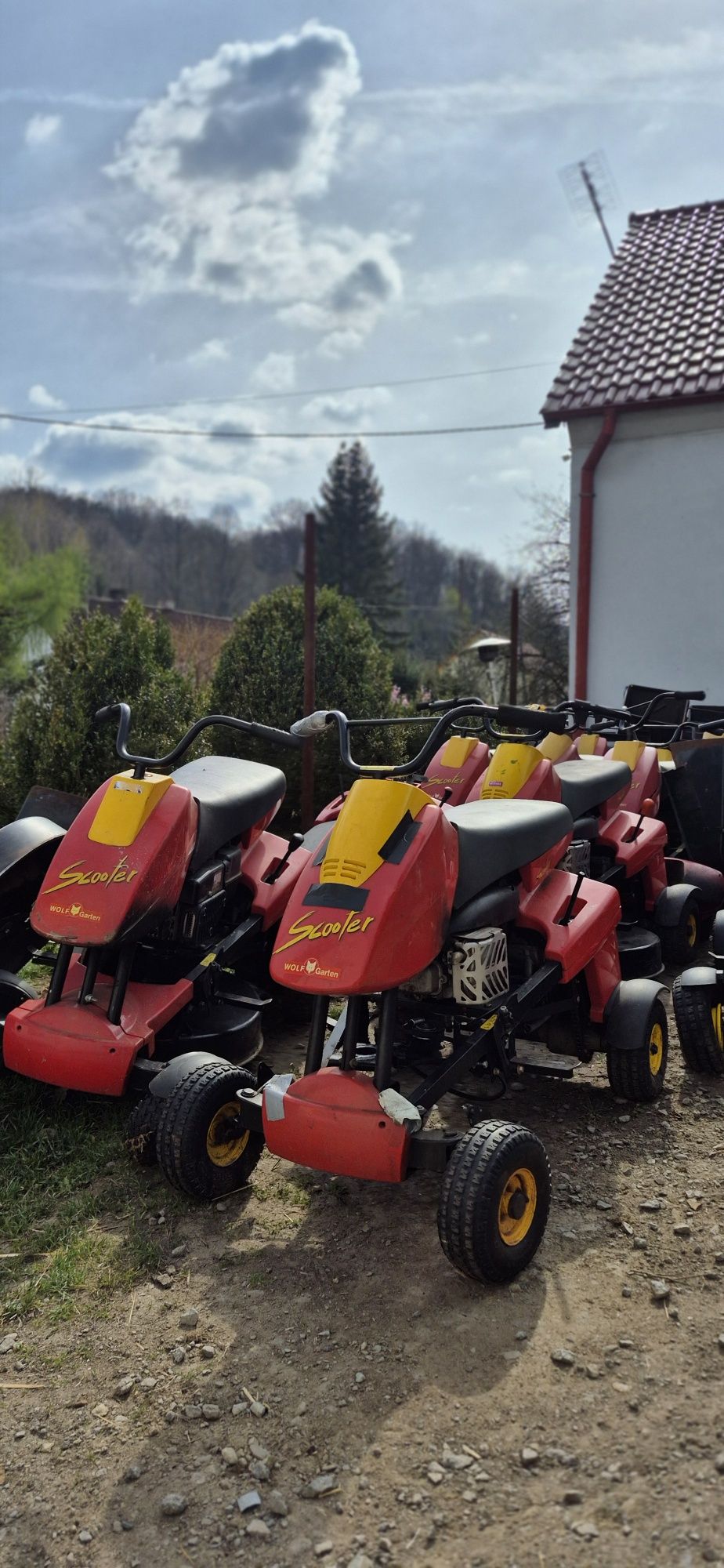 Traktorek kosiarka Wolf scooter