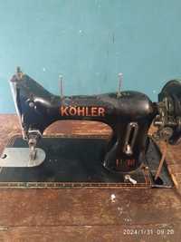 Немецкая швейная машинка "Коhler 11-30 "со столом