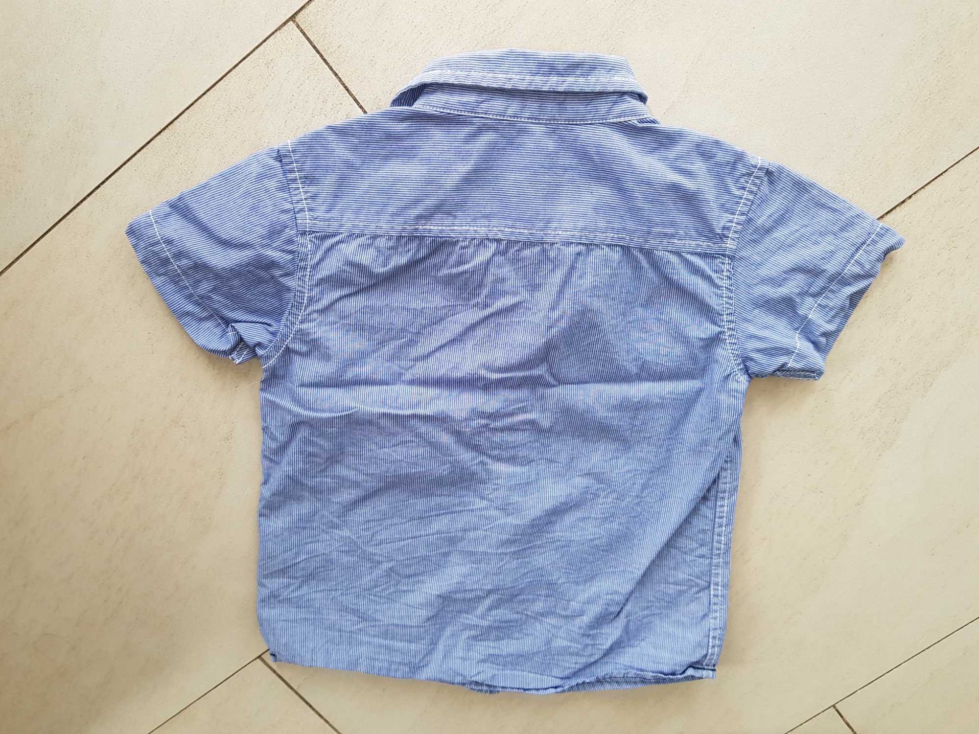 Koszula chłopięca na krótki rękaw 92-98