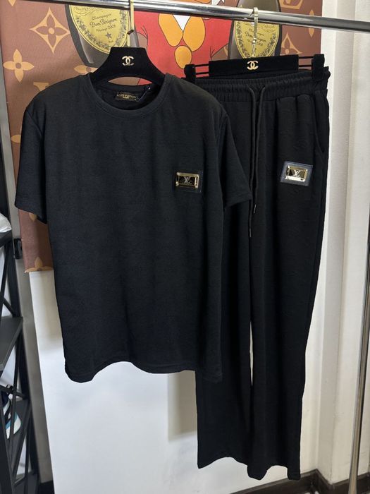 ЦЕНА ТАКОГО 3200! Женский костюм LOUIS VUITTON черный весна-осень LV