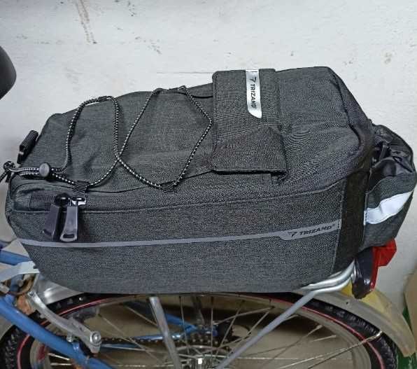 Torba Rowerowa Termiczna Pojemna Duża Czarna