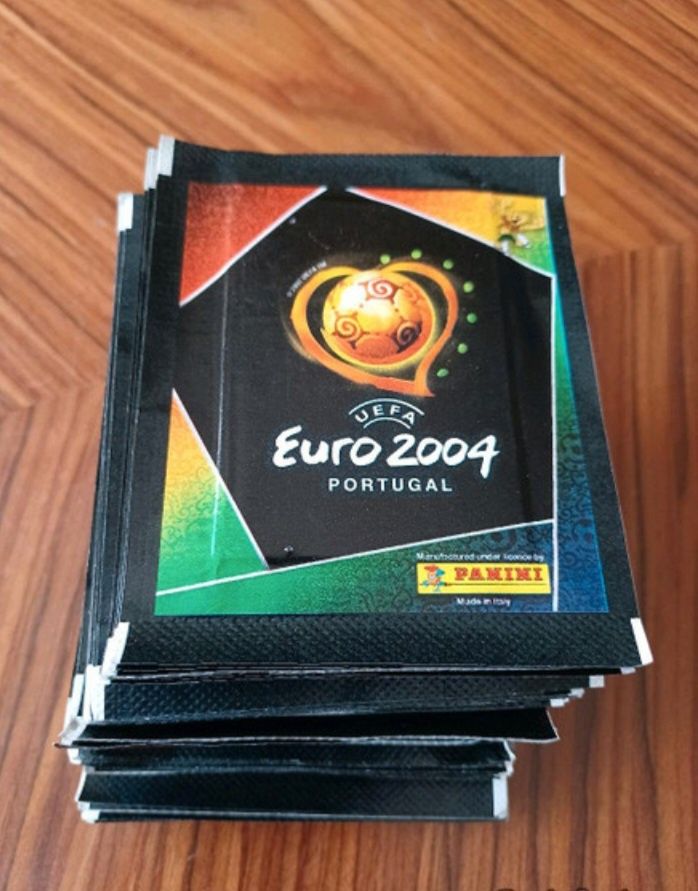 Carteiras / saquetas Euro 2004 fechadas