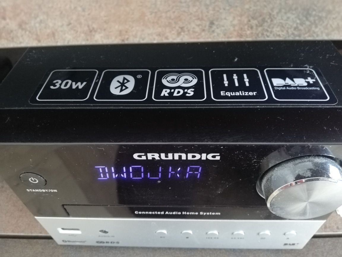 Odtwarzacz multimedialny Dab+, Bluetooth, pilot
