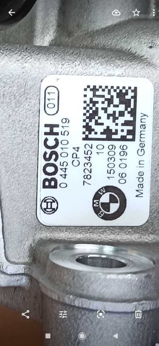 Насос високоґо давления ТНВД  Bosch 0445010519 , bmw .