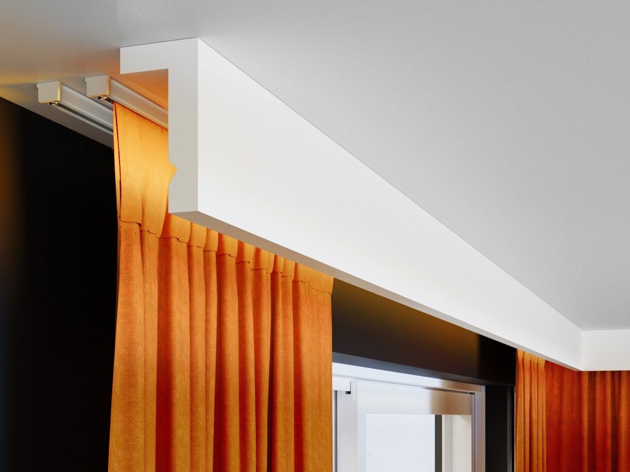 Listwa do zabudowy karnisza LKO3A Decor System