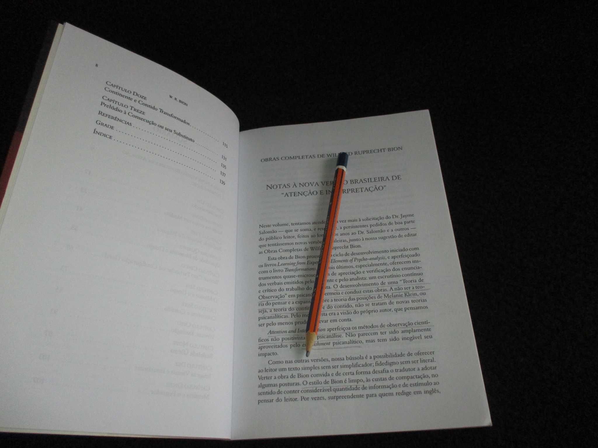 Livro Atenção e Interpretação Wilfred R. Bion