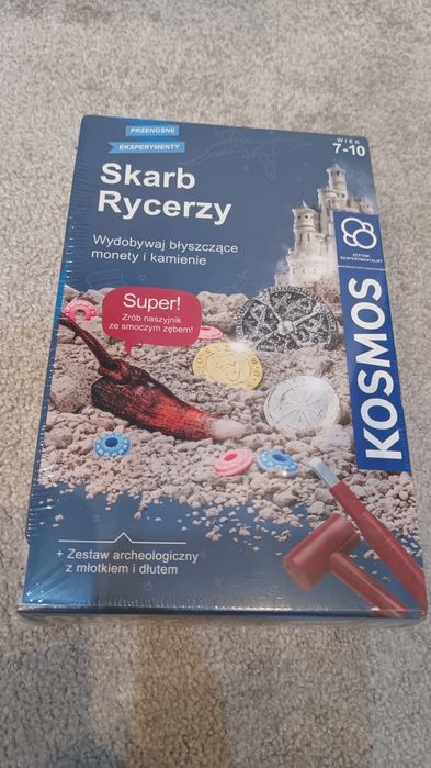 Nowe wykopaliska zestaw archeologiczny skarb rycerzy

Producent: Kosmo