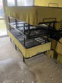 Łóżka metalowe
