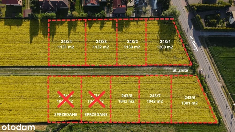 Działka 1200mkw w Bramkach, 30 km od Warszawy