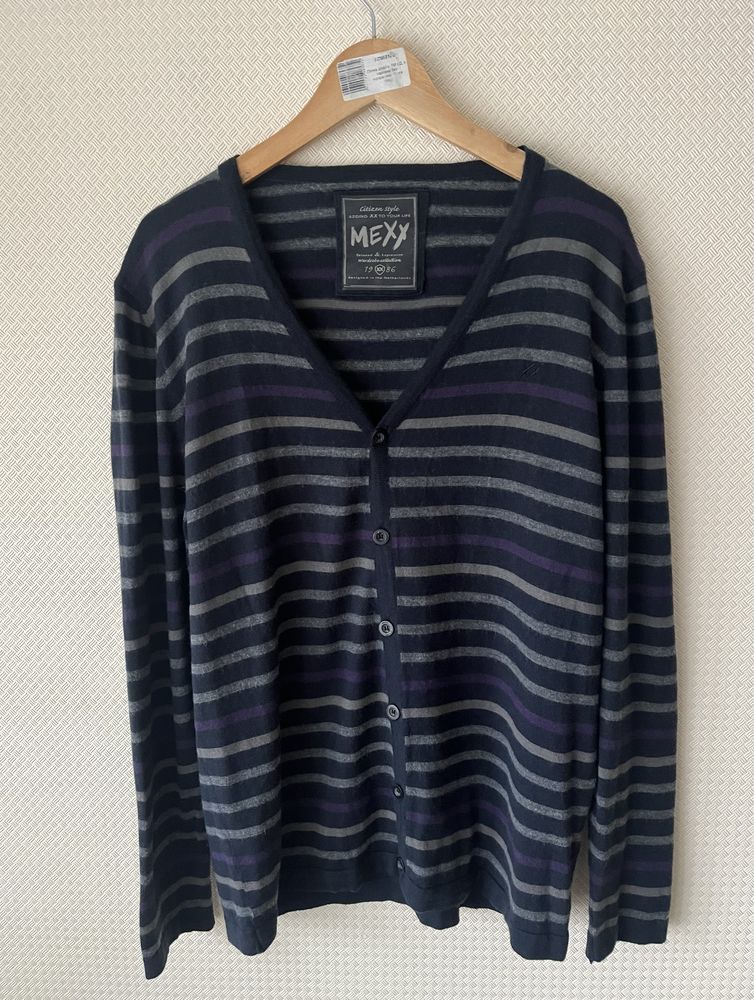 Mexx Кардиган кофта свитер мужская (шерсть), L-XL/52
