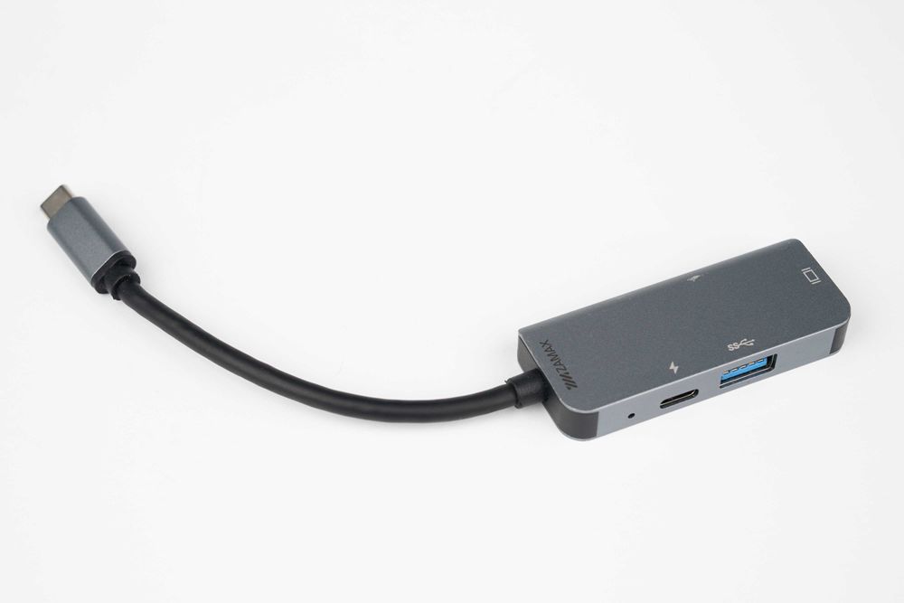 Адаптер перехідник ZAMAX (ZM-C3) 3 in 1  Type-C to USB 3.0 Type-C HDMI