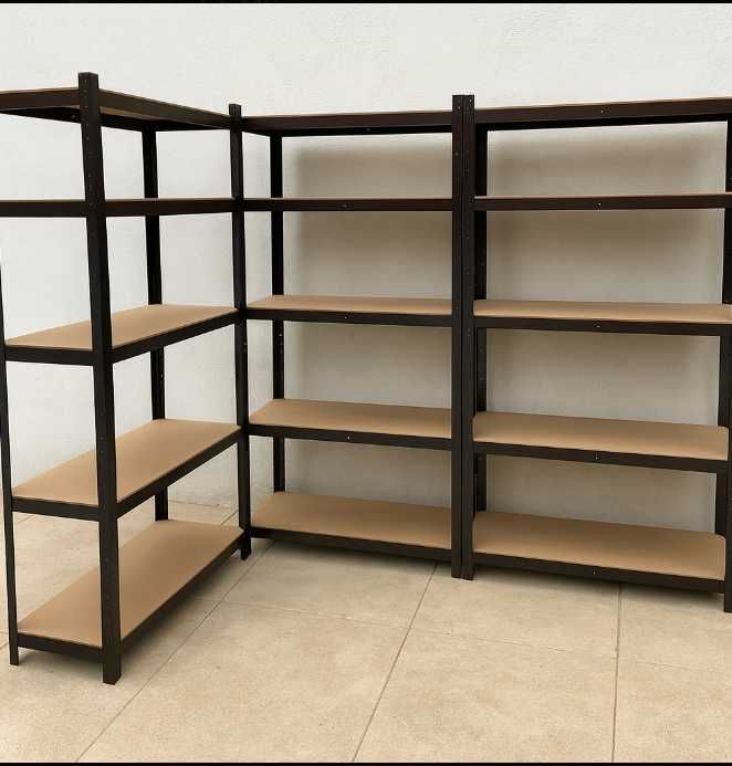 Якісний металеийі стелаж 180×90×40 з 5 полицями з ДСП, МДФ