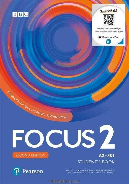 {NOWE} Focus 2 Podręcznik + Ćwiczenia + Benchmark + Kompendium +Mondly