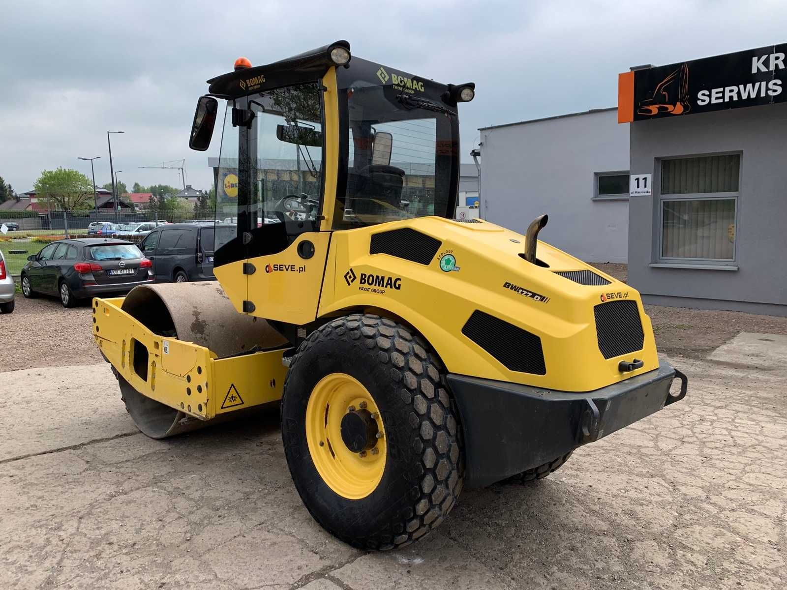 Bomag BW 177 D-5 walec drogowy 7 ton tylko 1560 mtg stal guma BW177