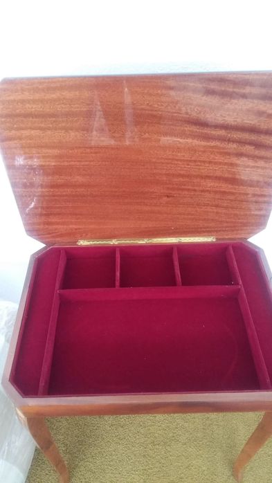 Mesa de Jogo Italiana em madeira nobre com incrustações IMACULADA