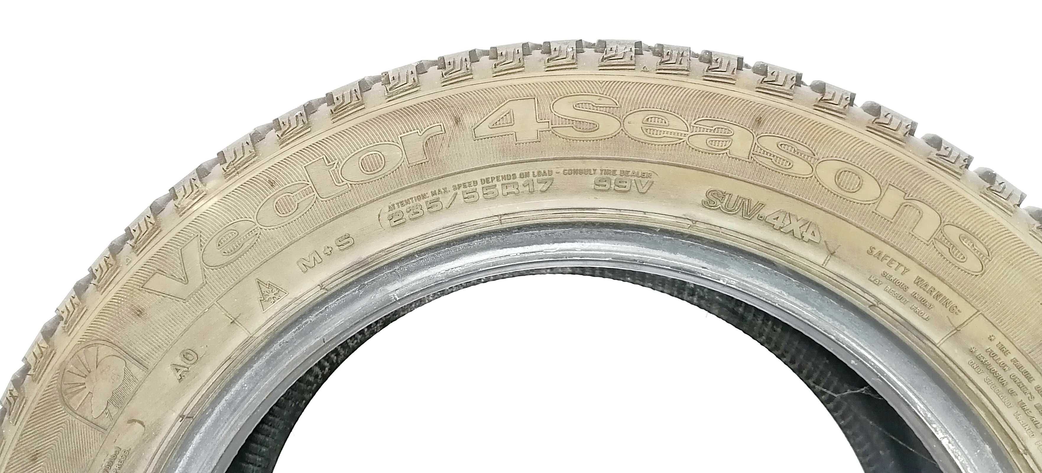 4x 235/55 R17 Goodyear 4S 4x4 SUV opony całoroczne 5mm / montaż