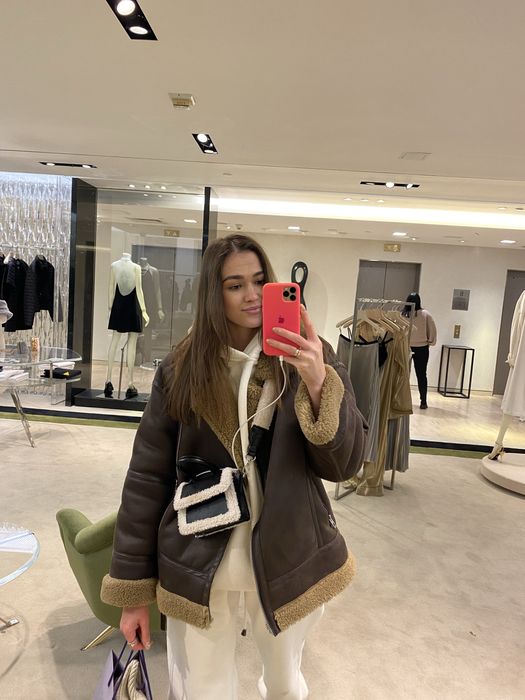 Дублянка Zara коричнева