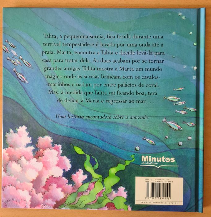 Livro infantil "A Pequenina Sereia" de Laura Garnham