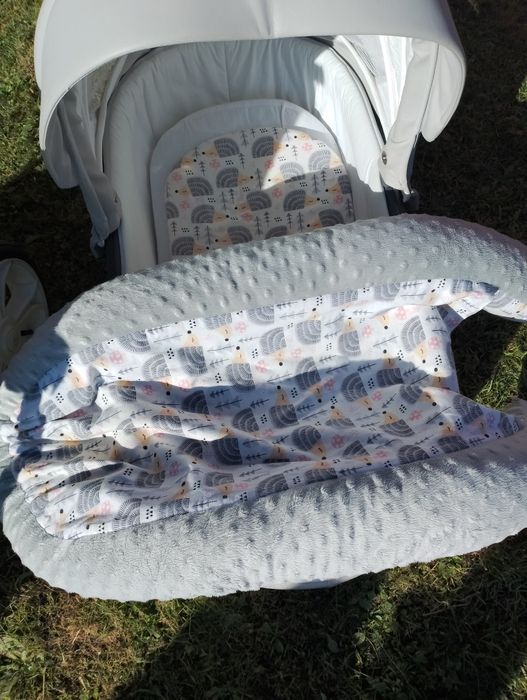 Wózek 2 w 1 pompowane koła