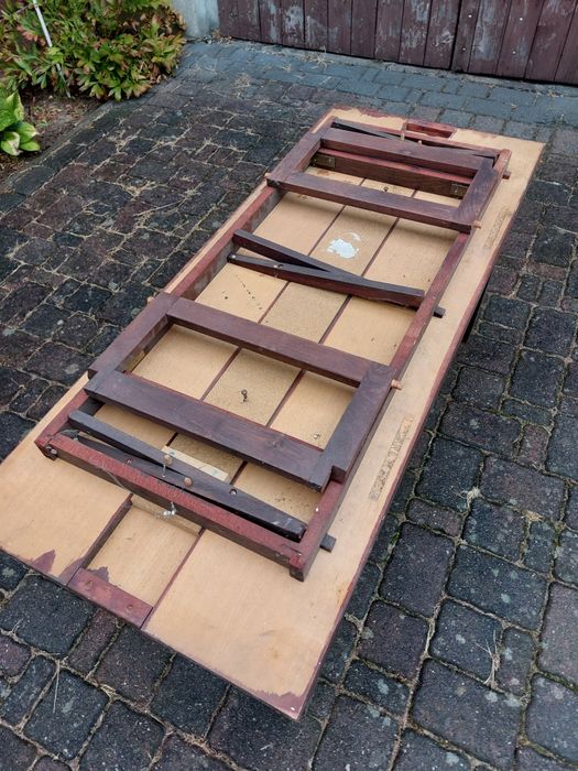 Stół ława rozkładany lite drewno