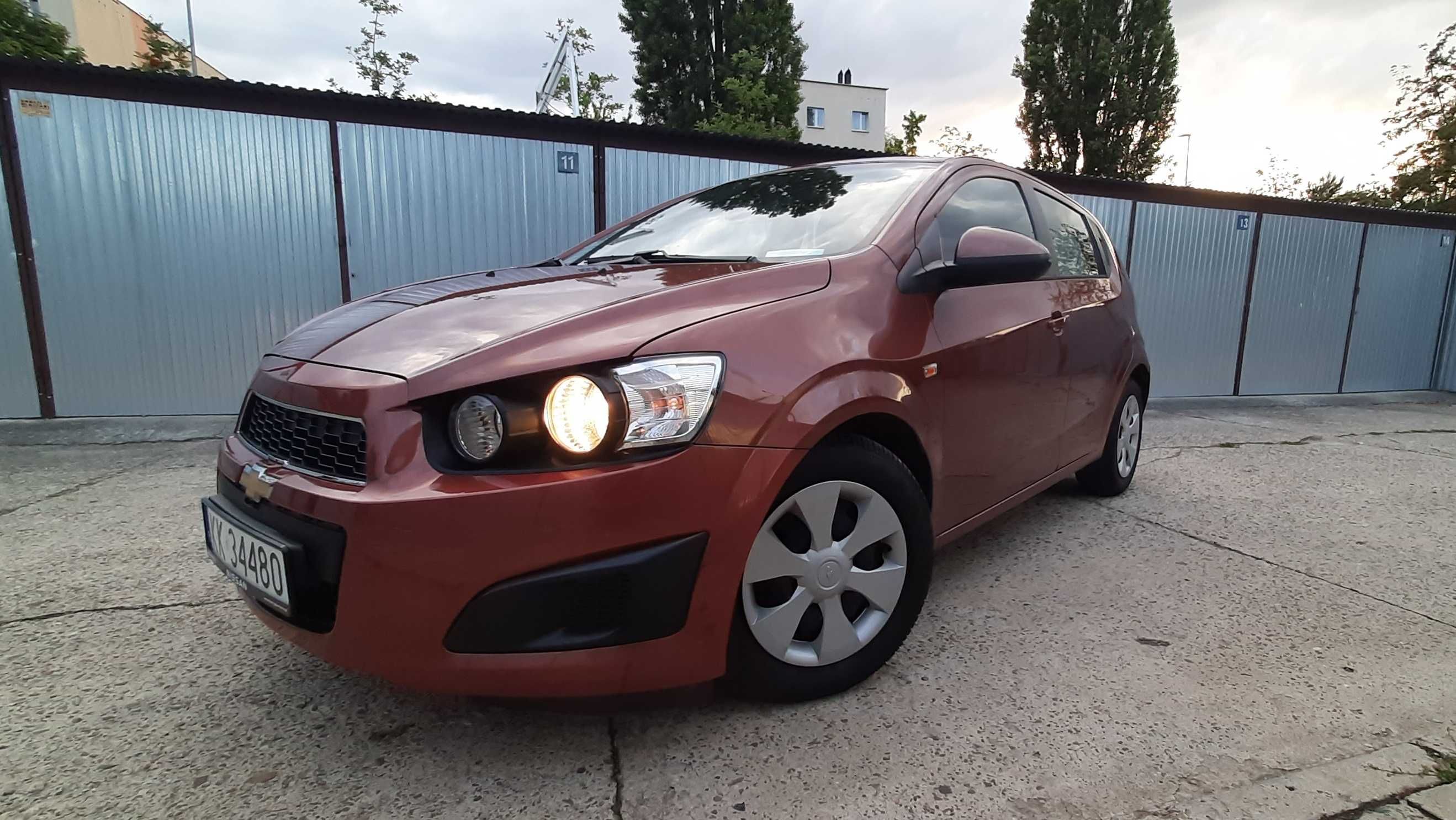 Chevrolet Aveo t300 1.2 86 KM niski Przebieg